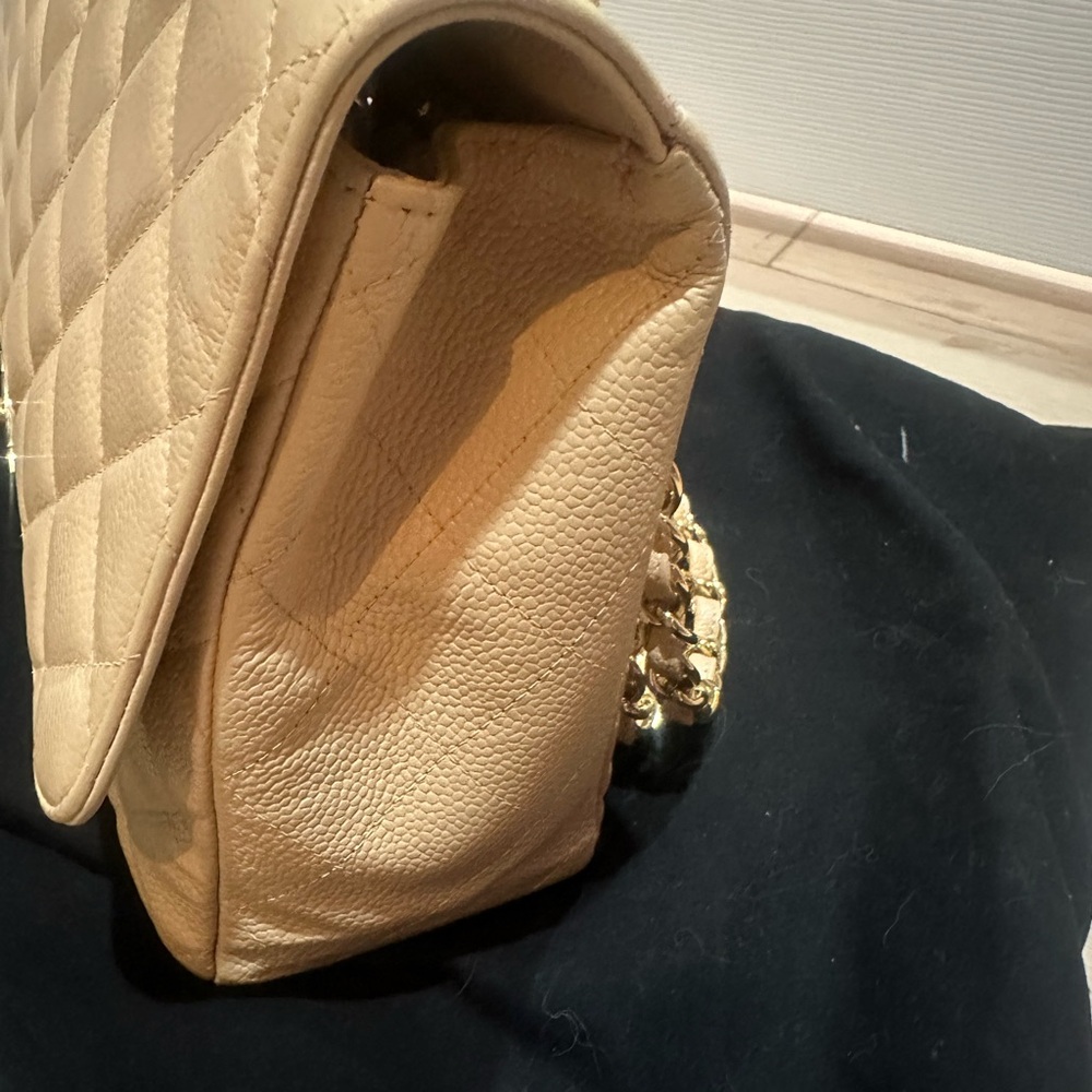 Chanel pre-owned jumbo single flap 2009-2010 - Picture 7 of 12